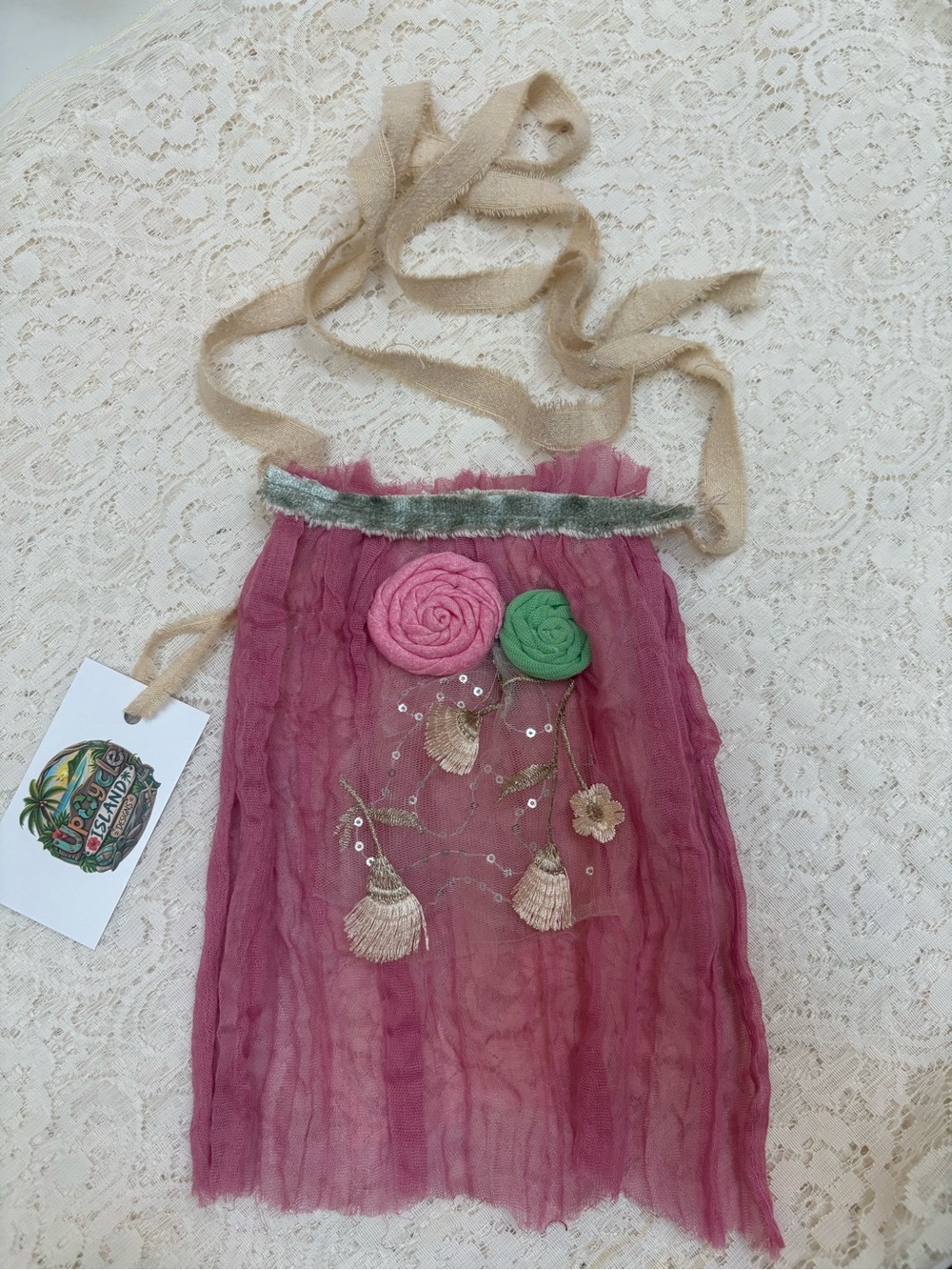 Shabby Chic Jabot Collar Necklace
